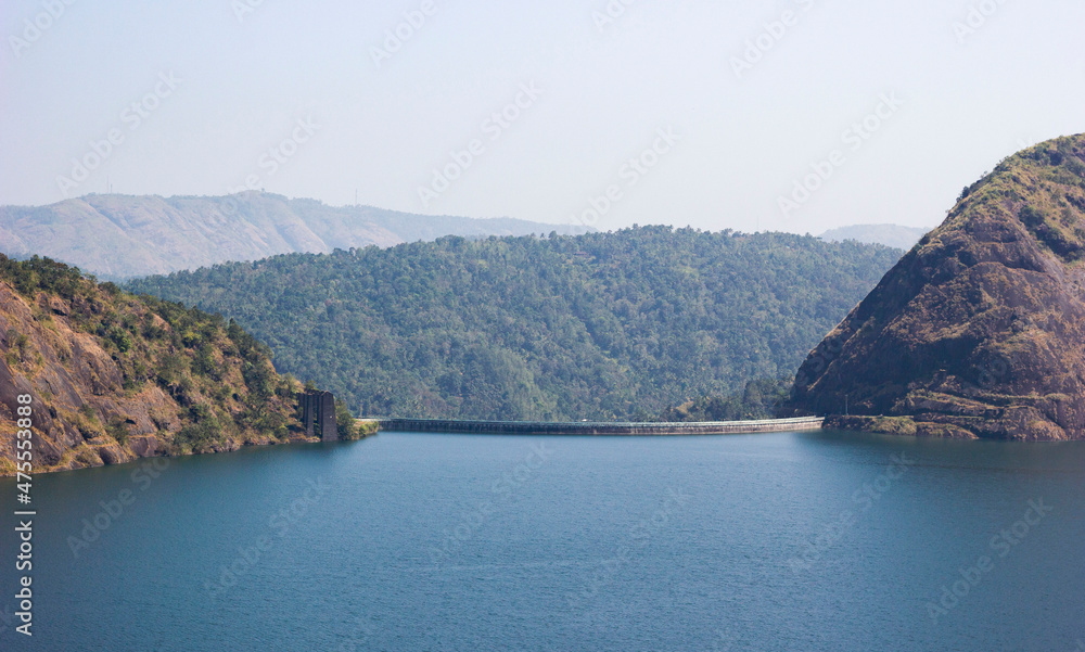 Idukki dam, one of the finest arch dam in Kerala