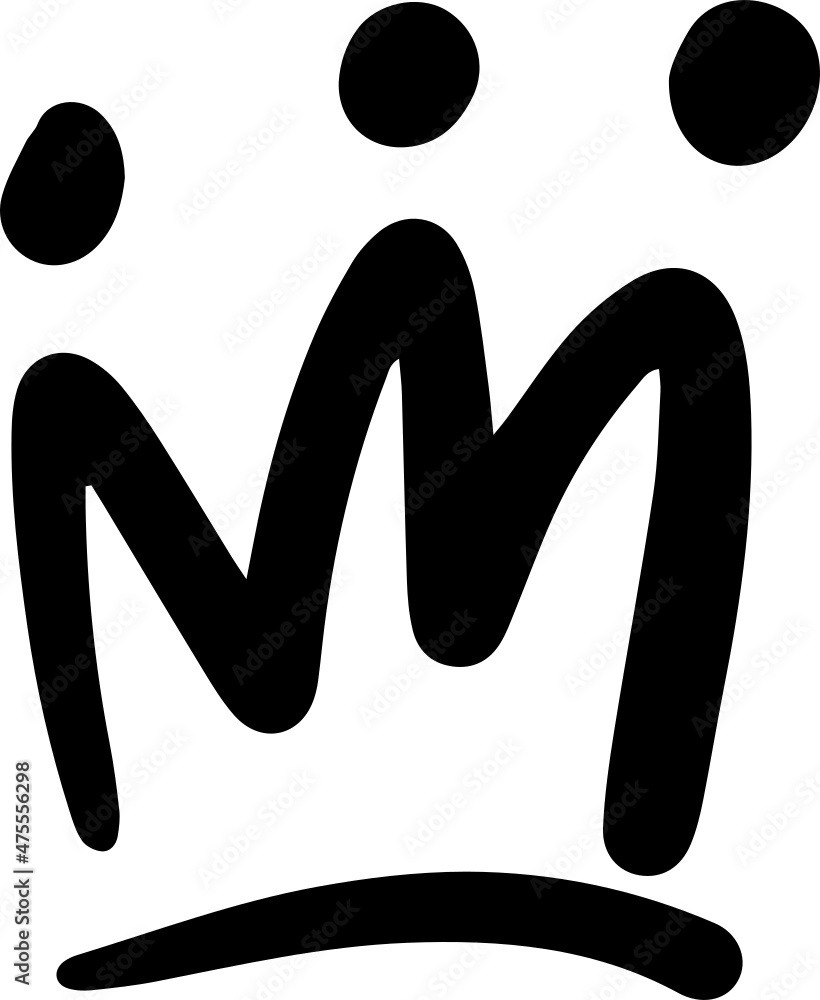 crown hand drawn icon crown hand drawn icon