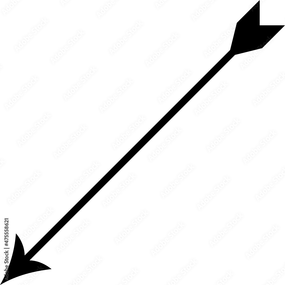 Obraz premium arrow hand draw icon