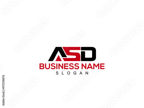 Creative ASD letter logo icon vector image design for your company