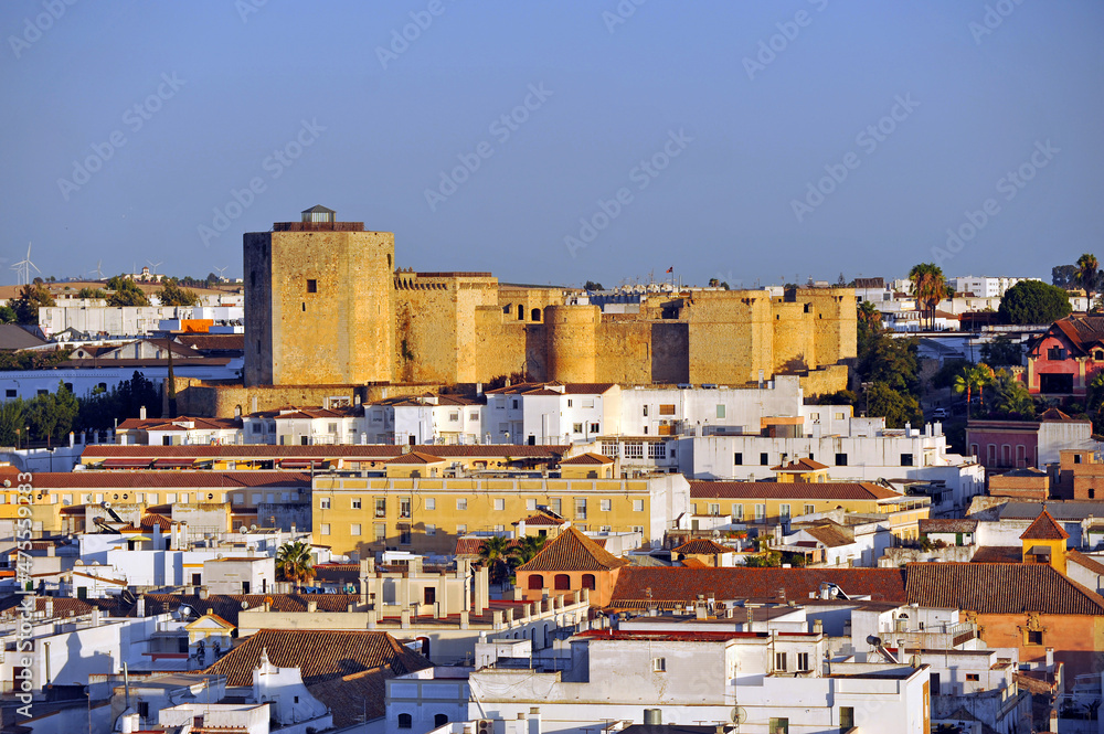 Castle of Santiago in Sanlucar de Barrameda, Cadiz province, Spain.