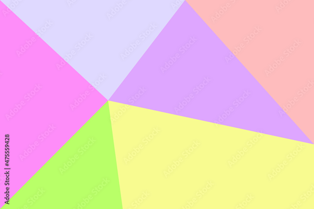Abstract background with colorful triangle