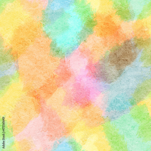 seamless pattern with watercolor spots © tiff20