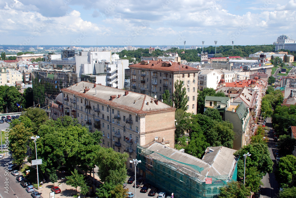 Obraz premium view of the city of the city