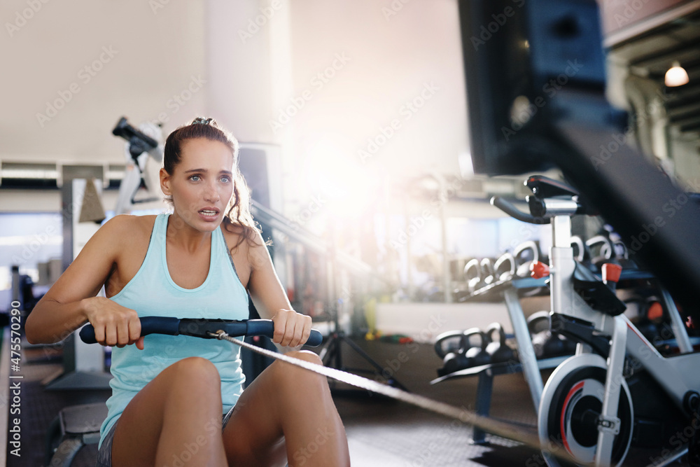 Feeling the impact of an intense workout Feeling the impact of an intense workout
