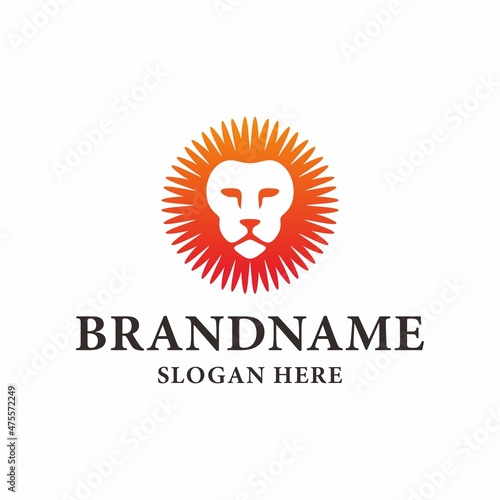 Head Lion logo vector