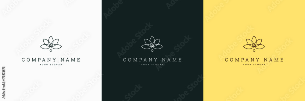 minimal elegant multipurpose vertical logo template and line art symbol and icon
