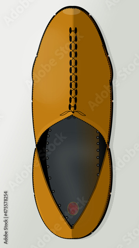 Unique and exclusive design signature suede leather shoe model with black laces and comfortable and flexible rubber sole.