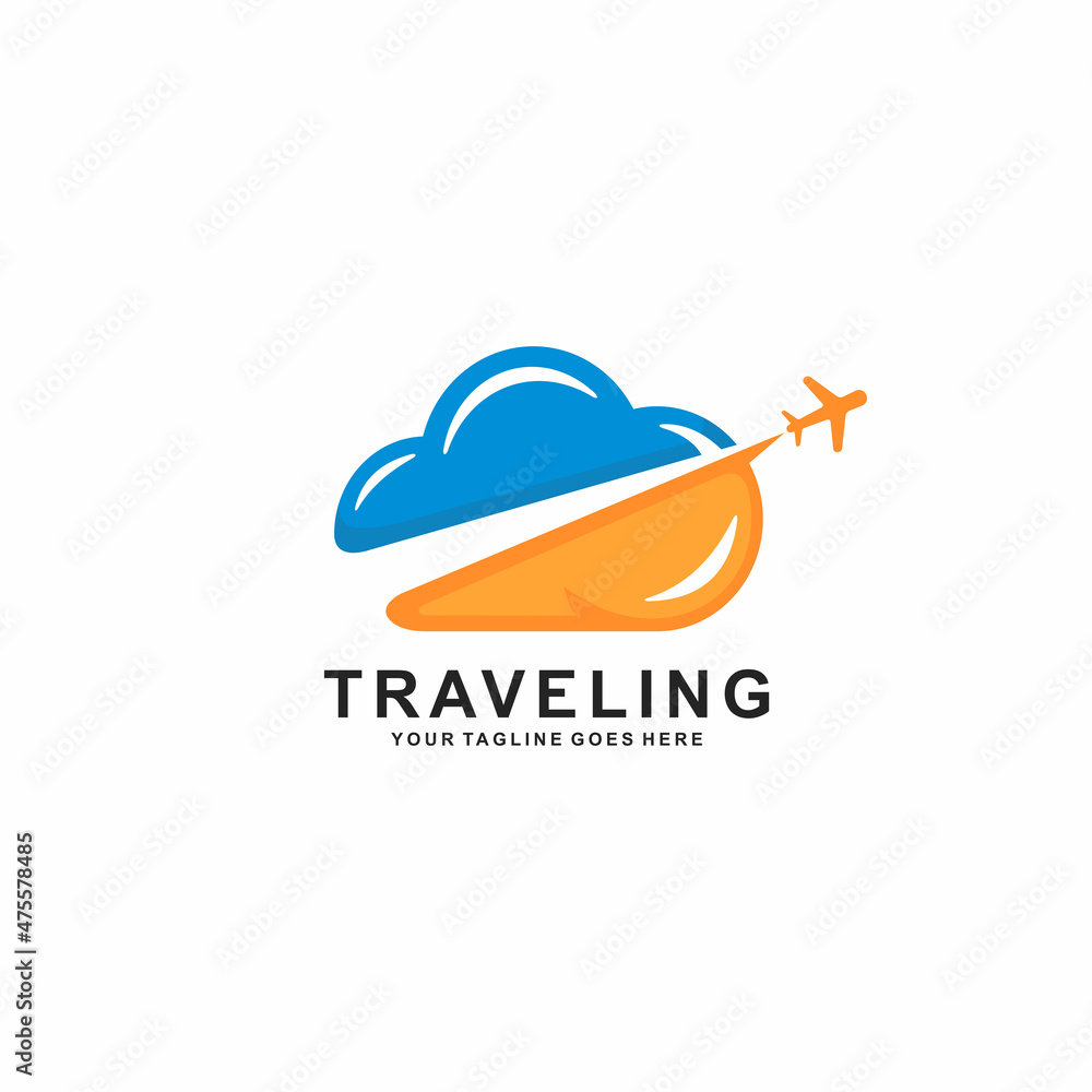 Travel. Traveling logo. Tour and travel logo design vector illustration