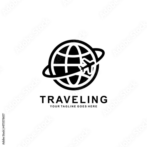 Travel. Traveling logo. Tour and travel logo design vector illustration