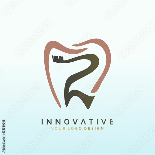 timeless logo for a boutique dental practice letter Z