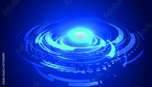 premium vectoral design, mobile futuristic technology concept background design