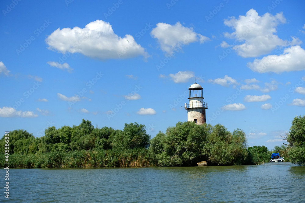 The Old Lighthouse of Sulina, Danube Delta, Europe