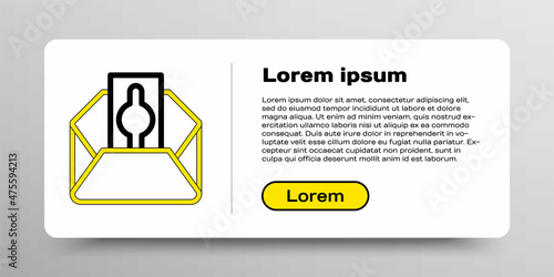 Line Donate or pay your zakat as muslim obligatory icon isolated on white background. Muslim charity or alms in ramadan kareem before eid al-fir. Colorful outline concept. Vector