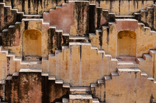 Panna Meena Ka Khud or the stepwells of Chand Baori, in Jaipur, India photo