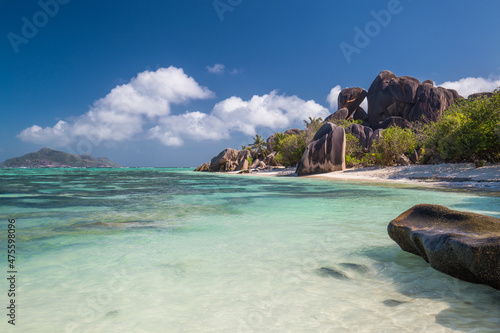 Most beautiful tropical beach in the world. Anse Source D'argent, La Digue, Seychelles