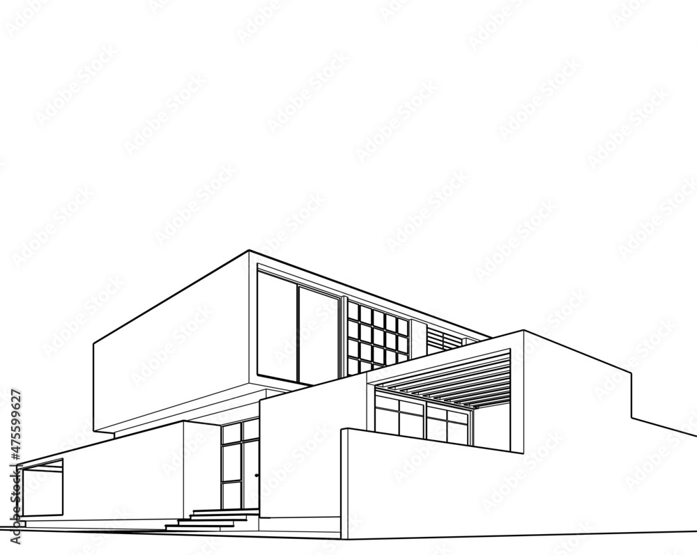 sketch of building sketch of building