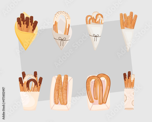 sweet churros tasty