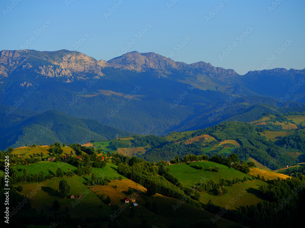 Summer alpine landscape of Bucegi Mountains, Romania, Europe