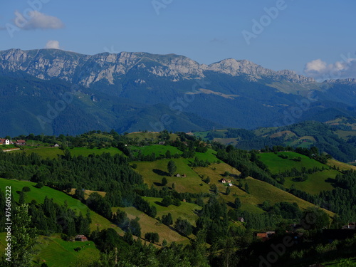 Fototapeta Naklejka Na Ścianę i Meble -  Summer alpine landscape of Bucegi Mountains, Romania, Europe