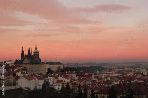 Marvellous Sunset somewhere in Prague. Love travelling