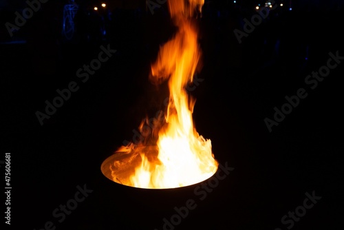 Firebowl goblet garden party fire night