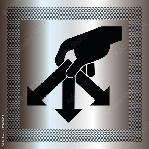 Logo tri sélectif des déchets.