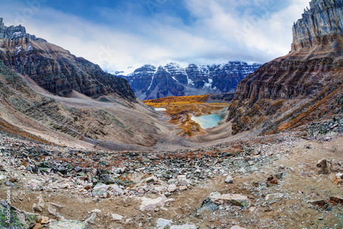 Panorama of Larch Valley as Viewed Atop Sentinel Pass