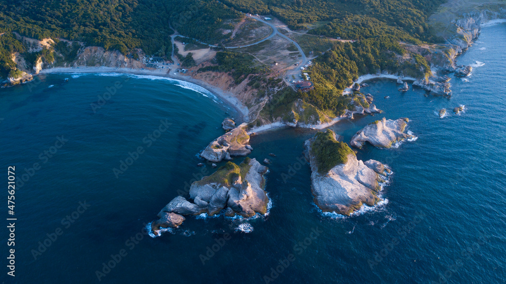 Fototapeta premium Perfect images. Drone photos of the bay. Kilimli koyu ağva şile istanbul