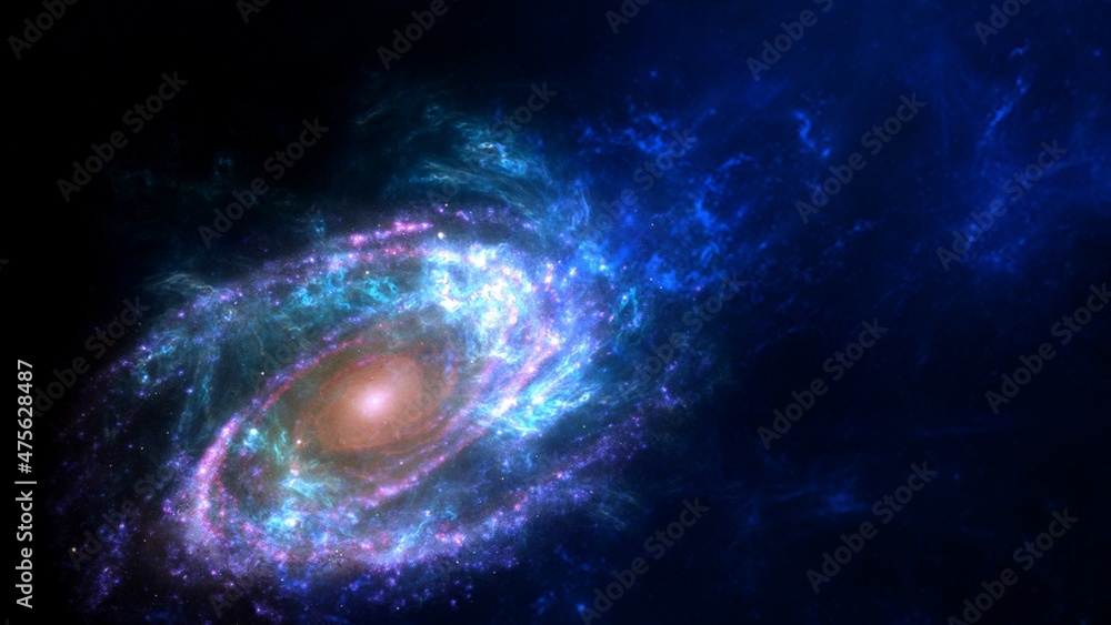 science fiction wallpaper. Beauty of deep space. Colorful graphics for background, like water waves, clouds, night sky, universe, galaxy, Planets
