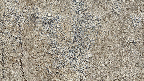 Background image, cracked old concrete floor or wall.
