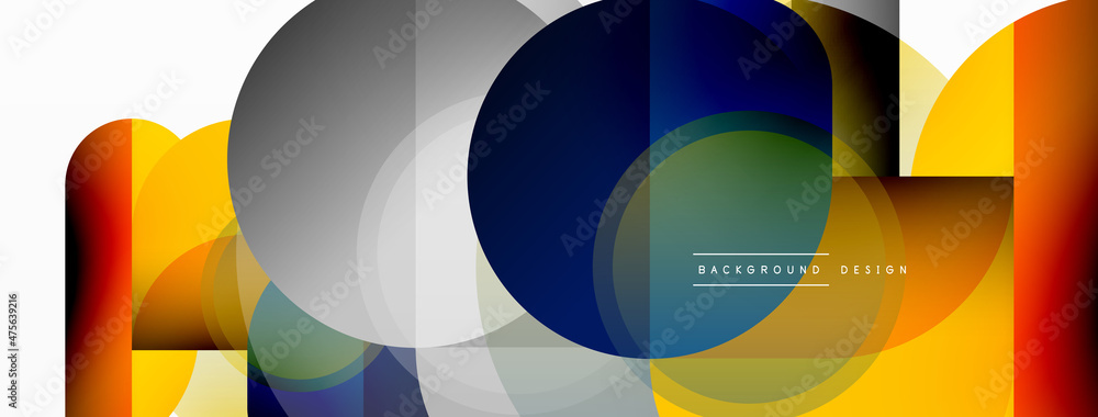 Creative geometric wallpaper. Minimal circle triangle and square line abstract background. Vector illustration for wallpaper banner background or landing page Creative geometric wallpaper. Minimal circle triangle and square line abstract background. Vector illustration for wallpaper banner background or landing page
