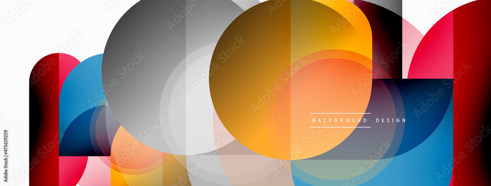 Creative geometric wallpaper. Minimal circle triangle and square line abstract background. Vector illustration for wallpaper banner background or landing page Creative geometric wallpaper. Minimal circle triangle and square line abstract background. Vector illustration for wallpaper banner background or landing page