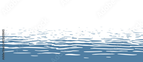 Obraz na plátně Ocean ripples background