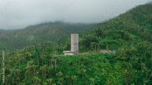 Yokahu Tower at El Yunque National Forest in Puerto Rico photo