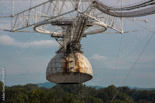 Iconic Arecibo Observatory before it collapse in Puerto Rico photo
