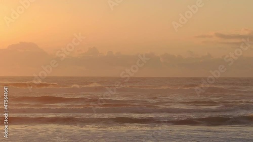 sunset over the sea