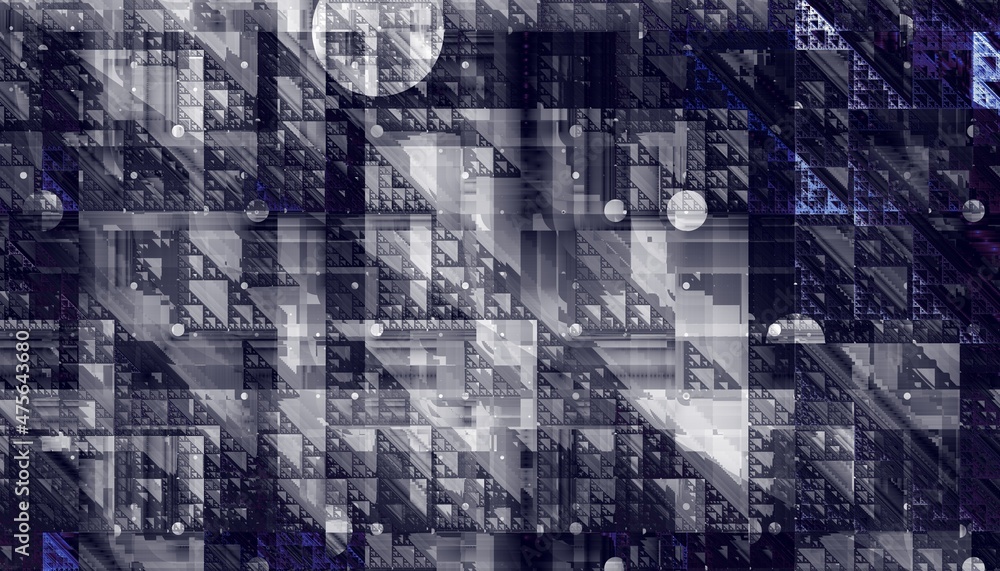 Abstract fractal pattern. Abstract fractal pattern.