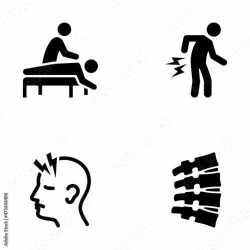 Health Care Black Icon Set 4