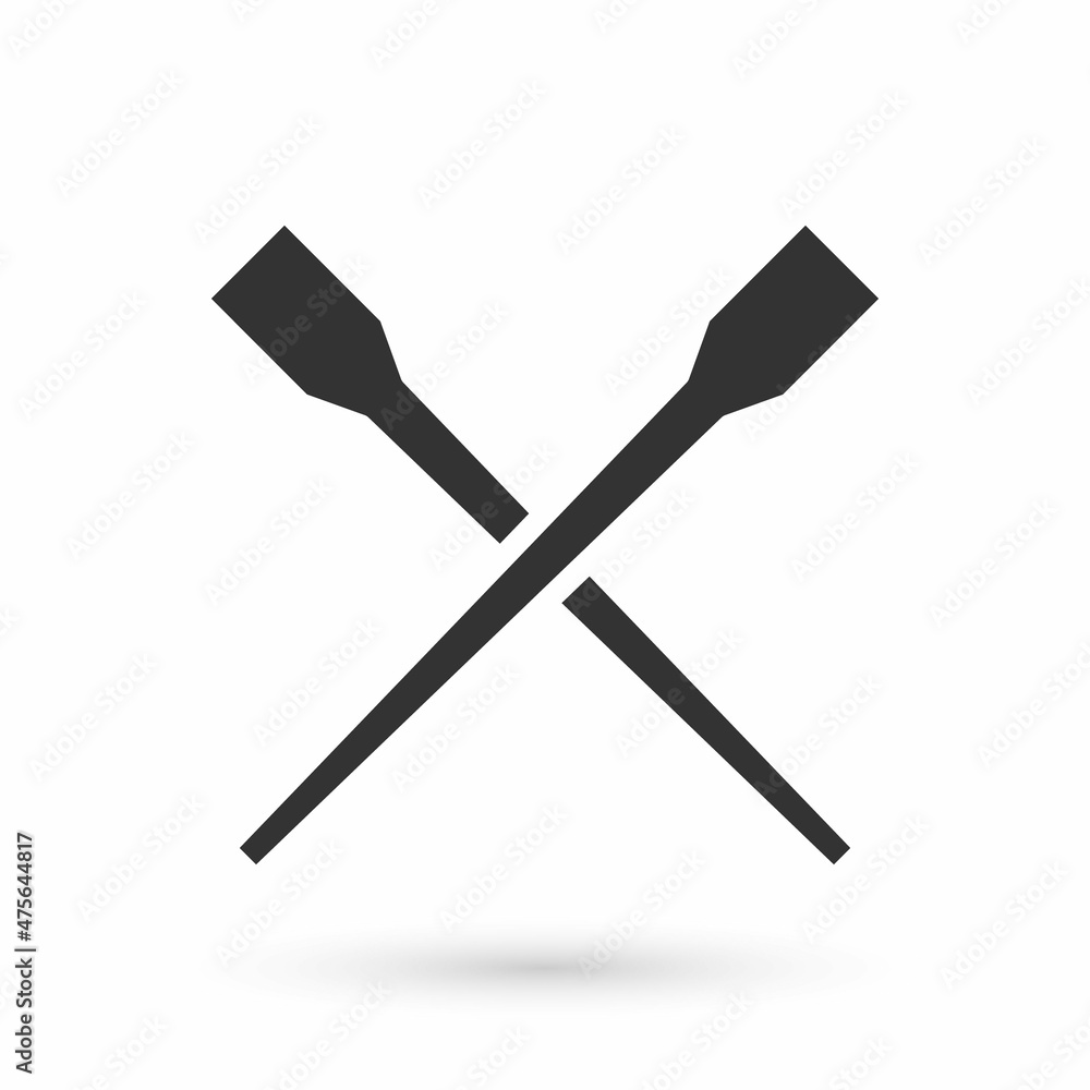 Grey Food chopsticks icon isolated on white background. Wooden Korean sticks for Asian dishes. Oriental utensils. Vector Grey Food chopsticks icon isolated on white background. Wooden Korean sticks for Asian dishes. Oriental utensils. Vector