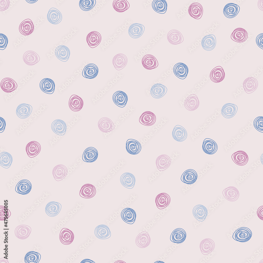 SEAMLESS FABRIC PATTERN BACKGROUND WITH DOODLE MULTICOLOUR HAND DRAW POLKA DOT SEAMLESS FABRIC PATTERN BACKGROUND WITH DOODLE MULTICOLOUR HAND DRAW POLKA DOT