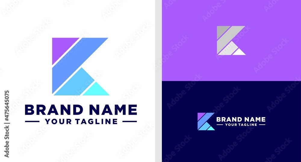 LETTER K LOGO MONOGRAM MODERN GEOMETRIC EDITABLE LETTER K LOGO MONOGRAM MODERN GEOMETRIC EDITABLE
