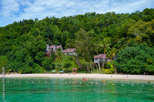 Beautiful Mamutik Island near Kota Kinabalu, Sabah, North Borneo, Malaysi