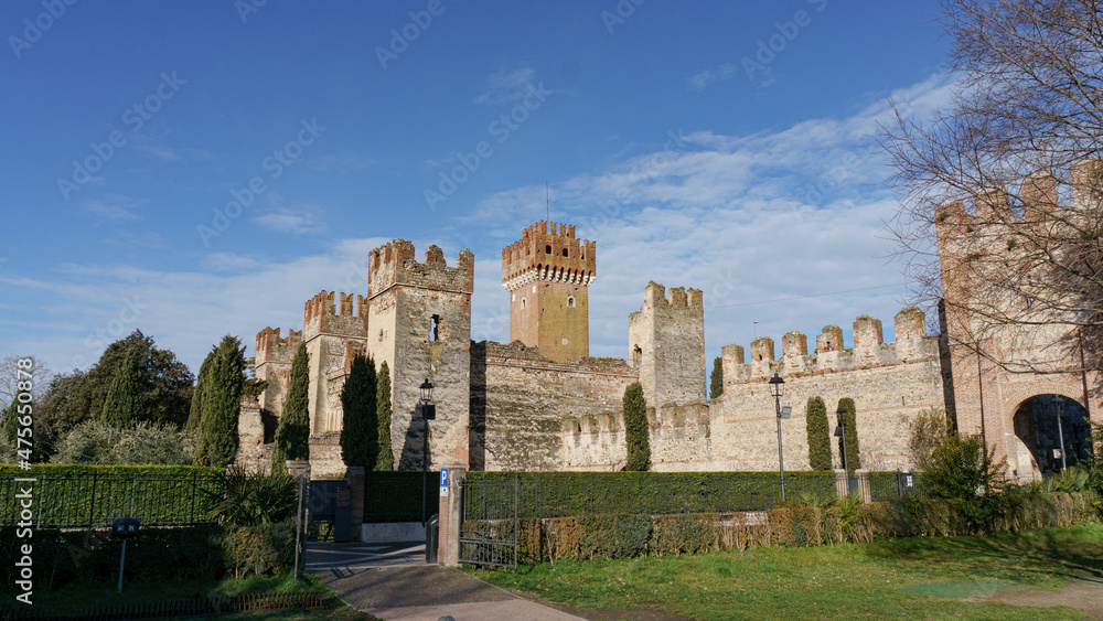 Lazise castle and walls