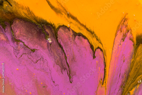 Abstract orange and purple marble textyre.