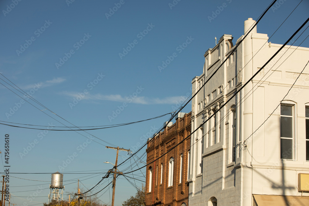 Late afternoon view of the historic downtown area of Wheatland, California, USA. Late afternoon view of the historic downtown area of Wheatland, California, USA.