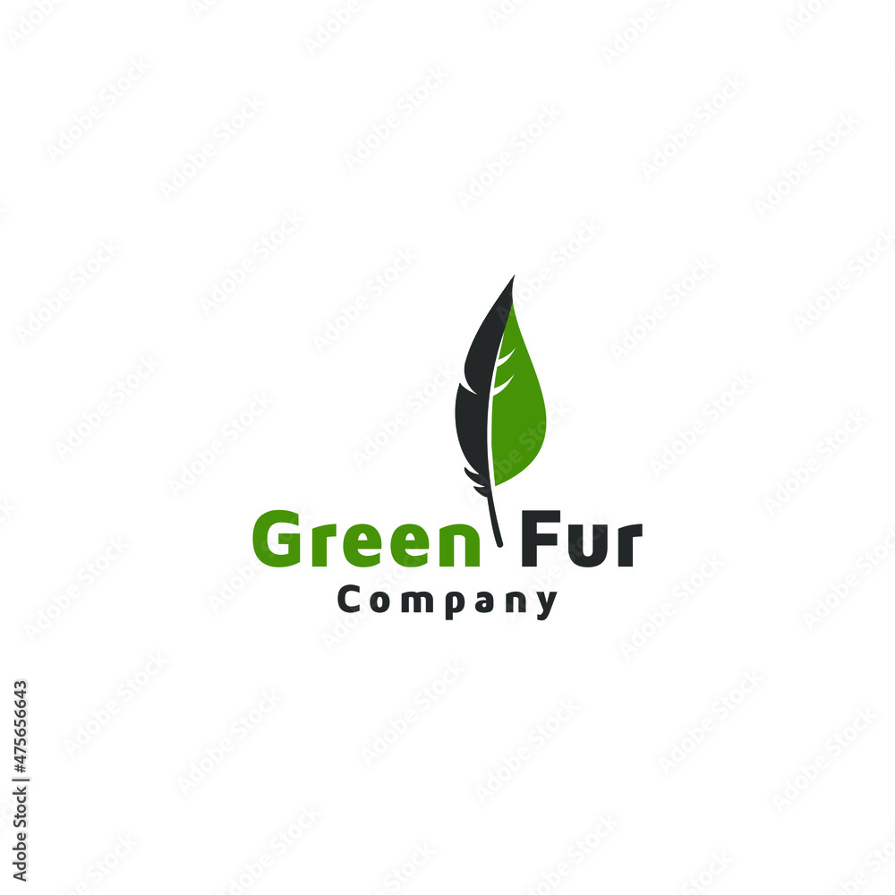 illustration feather fur pen pencil ink green leaf abstract art colorful education book company logo design vector graphic icon symbol illustration feather fur pen pencil ink green leaf abstract art colorful education book company logo design vector graphic icon symbol