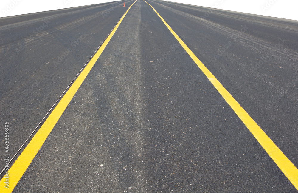 Asphalt road as abstract background