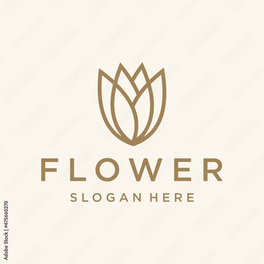 Spa business logo lotus Flower icon design Vector Spa business logo lotus Flower icon design Vector