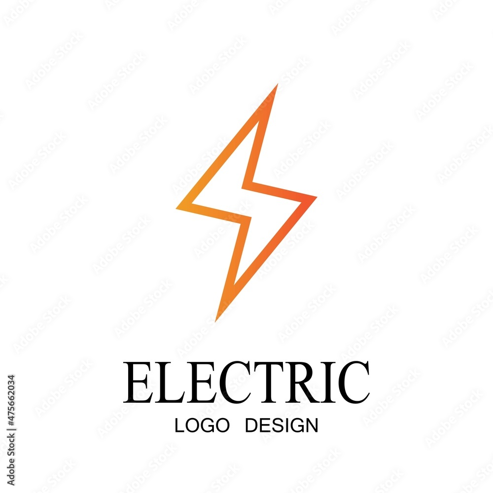 Lighting logo template for many purpose